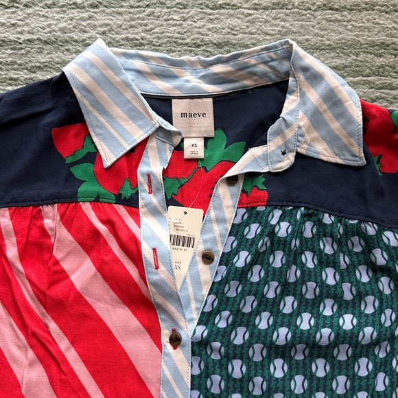 🆕 Anthropologie The Paz buttondown shirt - Picture 4 of 10